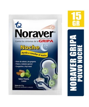 NORAVER GRIPA POLVO NOCHE X 15GR