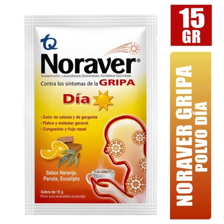NORAVER GRIPA POLVO DIA X 15GR