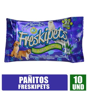 PAÑUELOS PARA MASCOTAS FRESKIPETS X 10UND