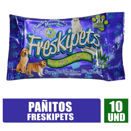 PAÑUELOS PARA MASCOTAS FRESKIPETS X 10UND