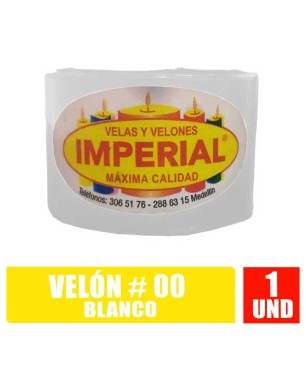 VELON N.00 BLANCO LARGO 3.5CM