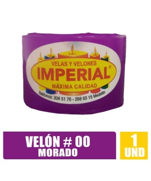 VELON N.00 MORADO LARGO 3.5CM