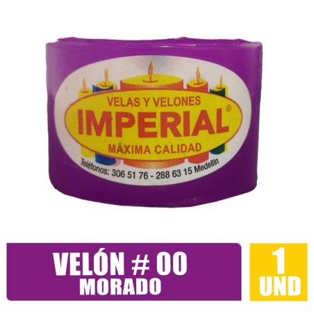VELON N.00 MORADO LARGO 3.5CM