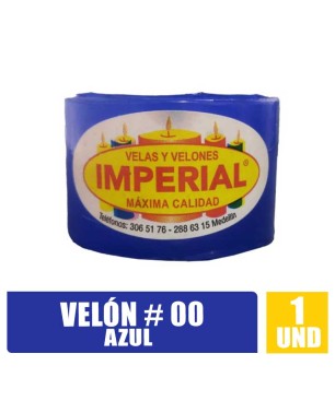VELON N.00 AZUL LARGO 3.5CM