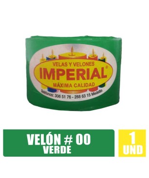 VELON N.00 VERDE LARGO 3.5CM
