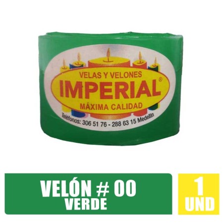 VELON N.00 VERDE LARGO 3.5CM