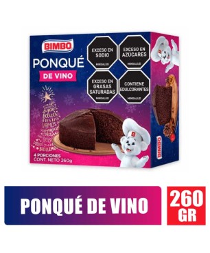 BIMBO PONQUÉ DE VINO X 260GR