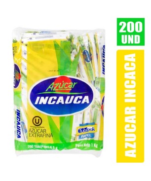 SOBRES AZUCAR INCAUCA X 200UND