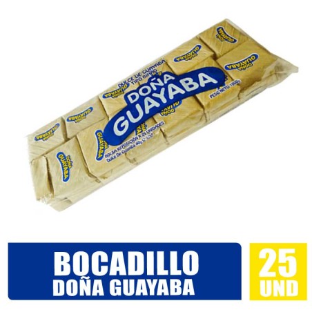 BOCADILLO VELEÑO DOÑA GUAYABA X 25UND