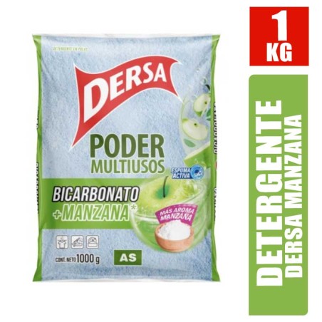 DETERGENTE DERSA MANZANA X 1000GR