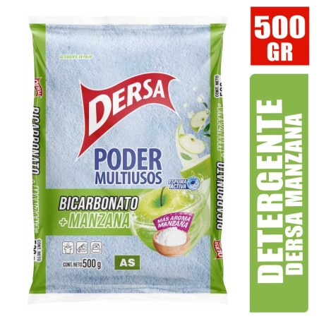 DETERGENTE DERSA MANZANA X 500GR