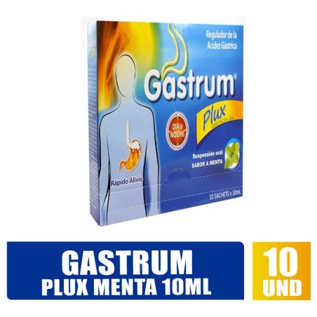 GASTRUM MENTA 10ML X 10UND