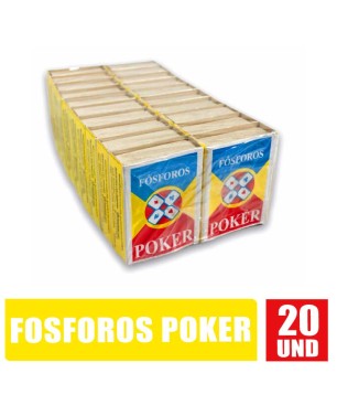 FOSFOROS POKER TIRA X 20UND