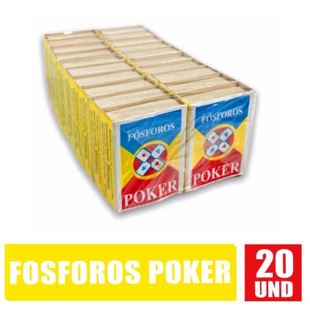 FOSFOROS POKER TIRA X 20UND