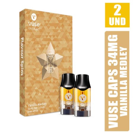 VUSE CAPS VAINILLA MEDLEY 34MG X 2UND