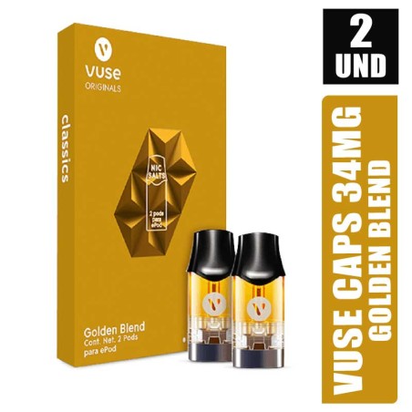 VUSE CAPS GOLDEN BLEND 34MG X 2UND