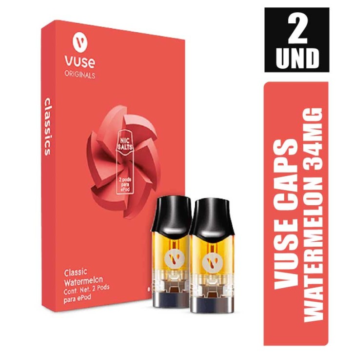 VUSE CAPS WATERMELON 34MG X 2UND