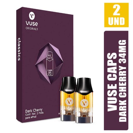 VUSE CAPS DARK CHERRY VPRO 18MG X 2UND