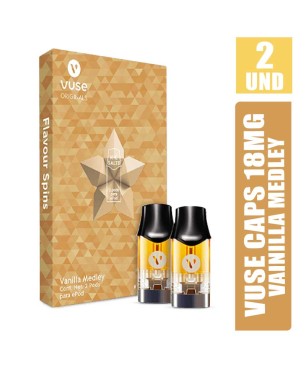 VUSE CAPS VAINILLA MEDLEY 18MG X 2UND