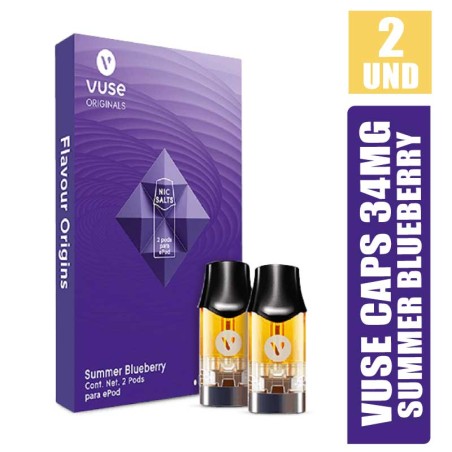 VUSE CAPS SUMMER BLUEBERRY 34MG X 2UND