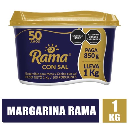 MARGARINA RAMA CON SAL X 1KG