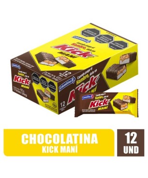 CHOCOLATINA KICK MANI 35GR X 12UND