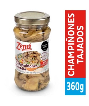 CHAMPIÑONES ZENU TAJADO X 360GR