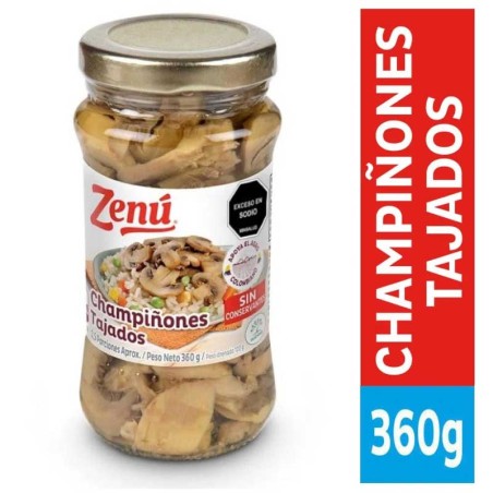 CHAMPIÑONES ZENU TAJADO X 360GR