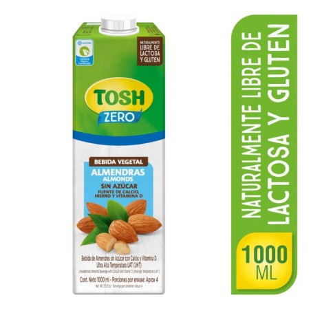 BEBIDA VEGETAL ALMENDRA TOSH X 1000ML