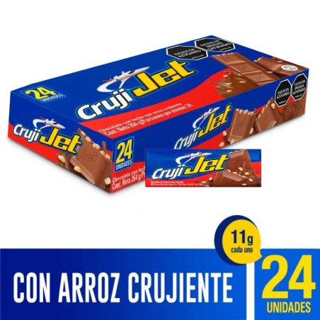 CHOCOLATINA CRUJI JET 11GR X 24UND