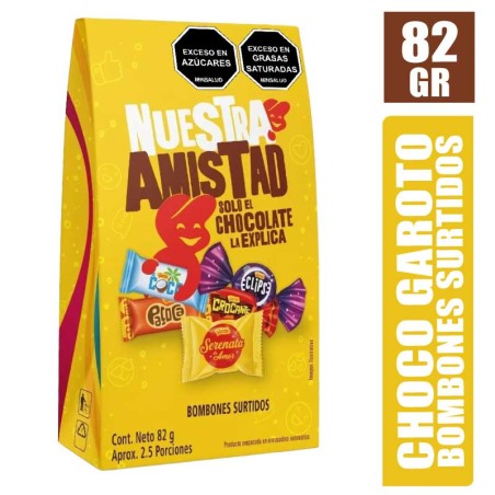 BOMBONES SURTIDOS CHOCO GAROTO X 82GR