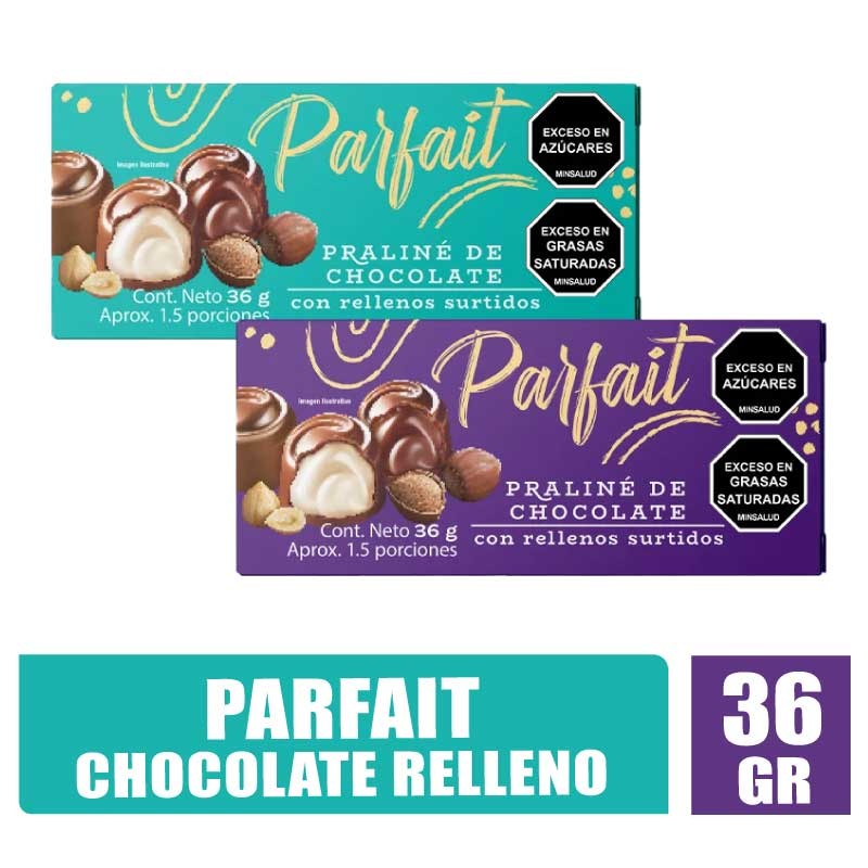 CHOCOLATES PARFAIT X 36GR