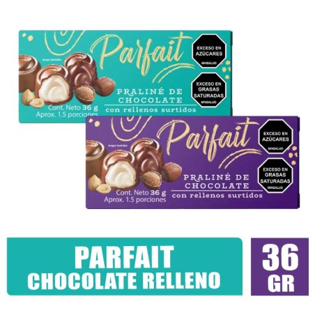 CHOCOLATES PARFAIT X 36GR