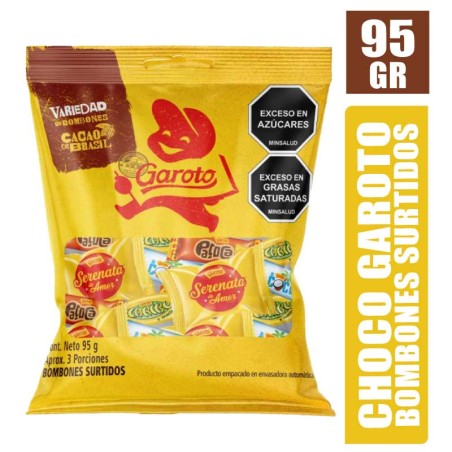 BOMBONES SURTIDOS CHOCO GAROTO X 95GR
