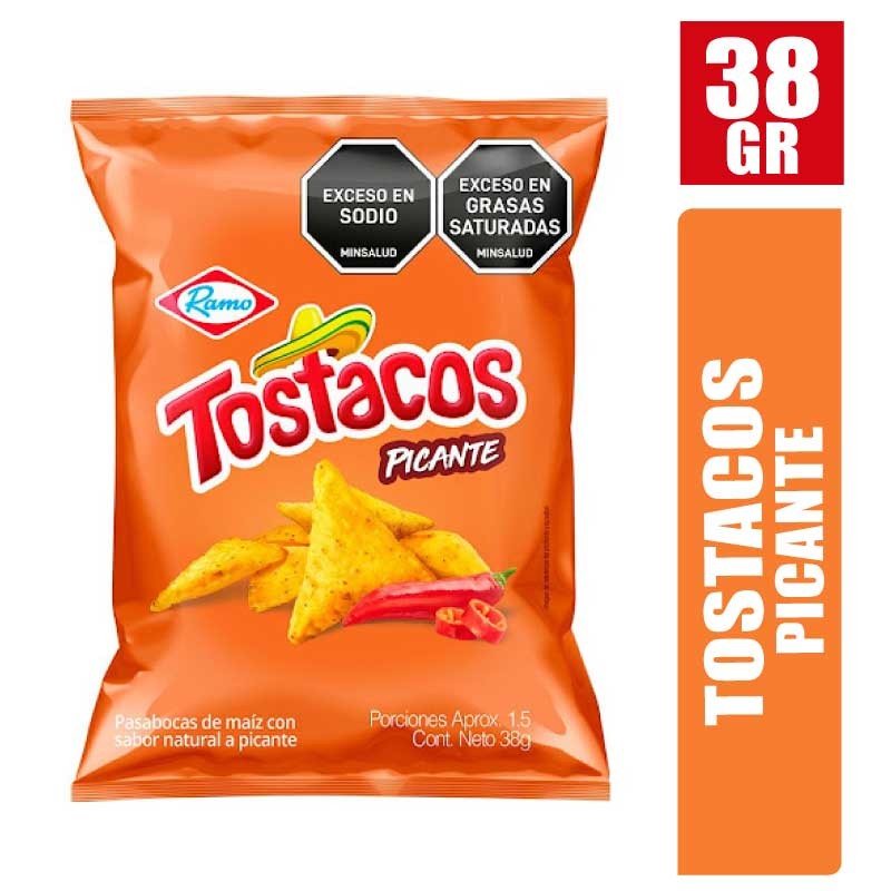 PASABOCAS TOSTACOS RAMO PICANTES X 38GR