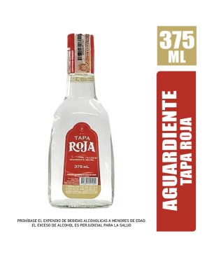 AGUARDIENTE TAPA ROJA X 375ML