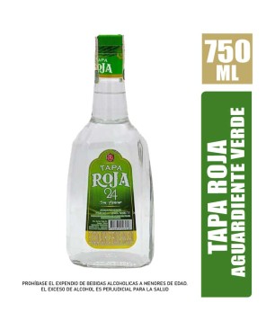 AGUARDIENTE VERDE TAPA ROJA X 750ML
