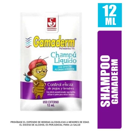 SHAMPOO GAMADERM X 12ML