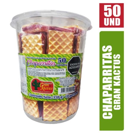 GALLETAS RELLENAS CHAPARRINAS GRAN KACTUS X 50UND
