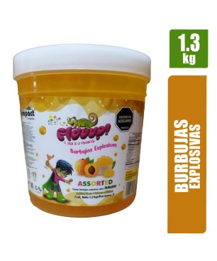 BURBUJAS EXPLOSIVAS FLUUUP DURAZNO X 1.3KG
