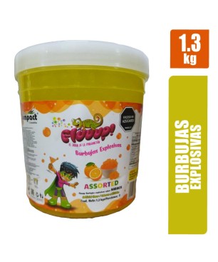 BURBUJAS EXPLOSIVAS FLUUUP NARANJA X 1.3KG