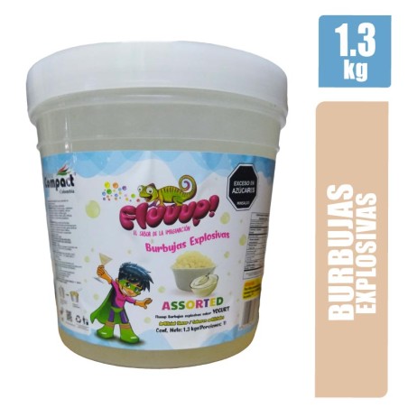 BURBUJAS EXPLOSIVAS FLUUUP YOGURTH X 1.3KG