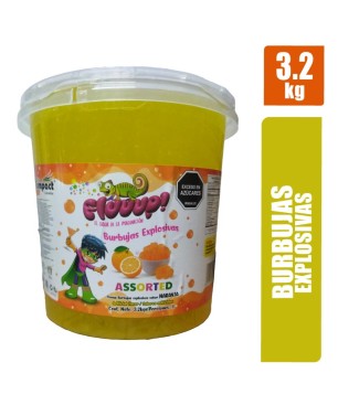BURBUJAS EXPLOSIVAS FLUUUP NARANJA X 3.2KG