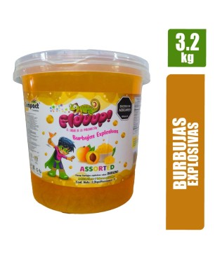 BURBUJAS EXPLOSIVAS FLUUUP DURAZNO X 3.2KG