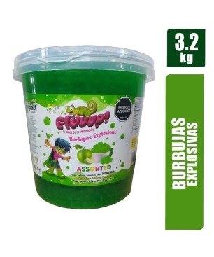 BURBUJAS EXPLOSIVAS FLUUUP MANZANA X 3.2KG