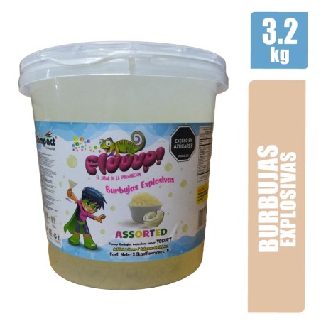 BURBUJAS EXPLOSIVAS FLUUUP YOGURTH X 3.2KG