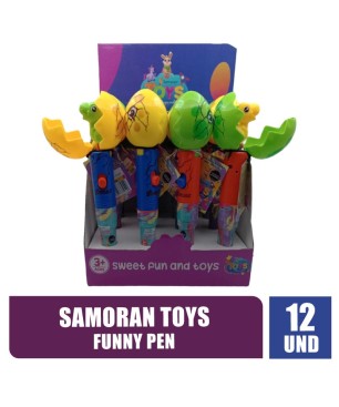 SAMORAN TOYS HUEVO DINOSAURIO X 12UND