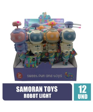 SAMORAN TOYS ROBOT LIGHT X 12UND