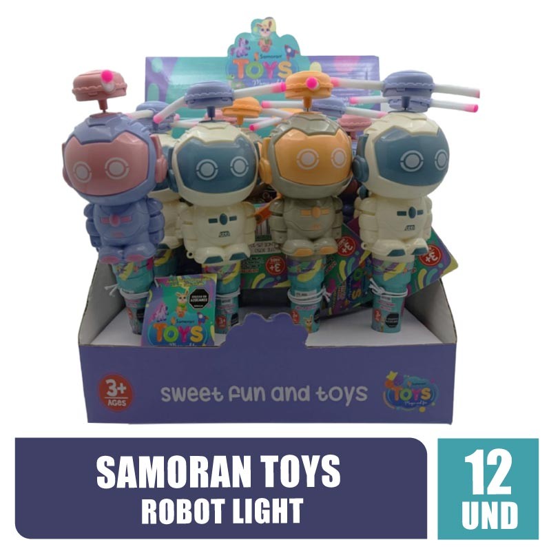 SAMORAN TOYS ROBOT LIGHT X 12UND