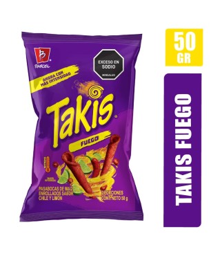 TAKIS BIMBO FUEGO X 50GR
